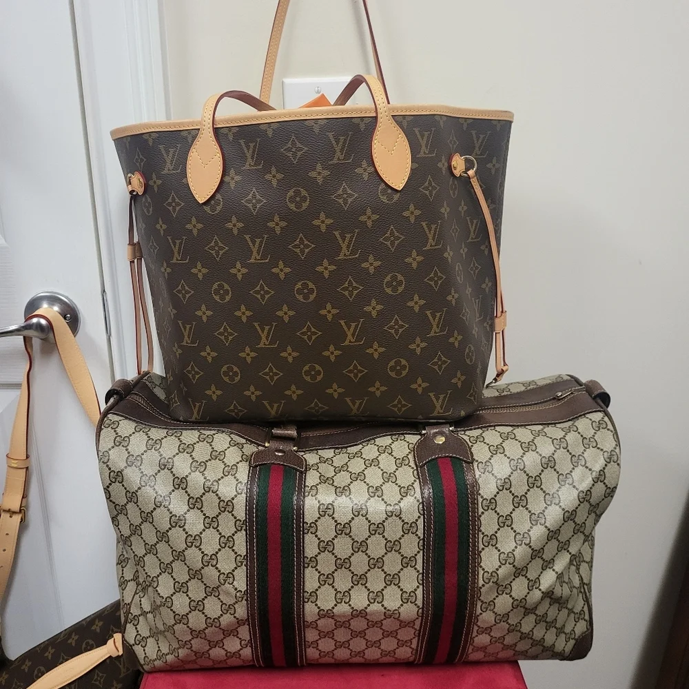 Gucci Sherry Line Boston 50 Travel Bag Weekender..Authentic.. - Picture 15 of 16